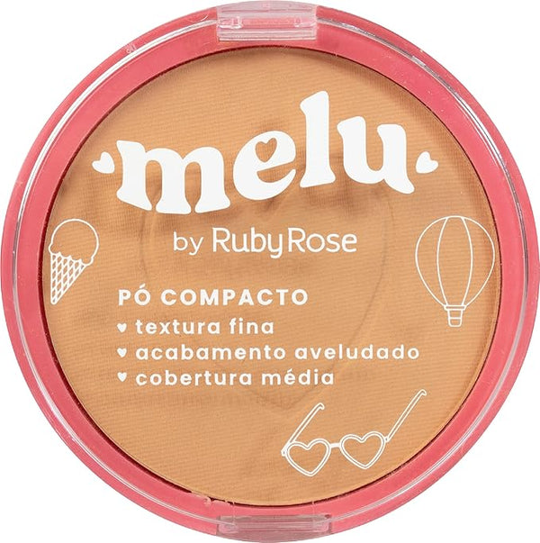 Pó Facial Compacto Melu RR8533 MC60 RubyRose