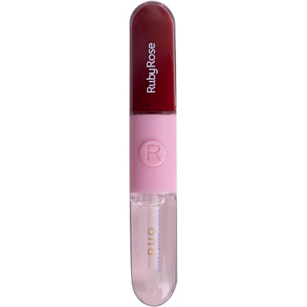 Batom Duo  Matte e Gloss- Ruby Rose